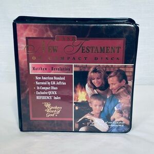 Vintage NASB New Testament on Compact Discs - Bible religious religion